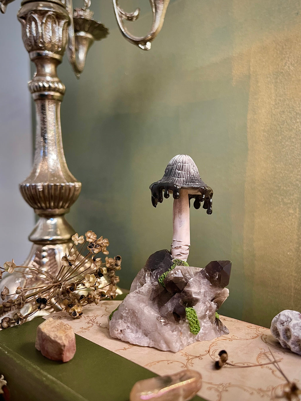 Inky Cap Mushroom Crystal