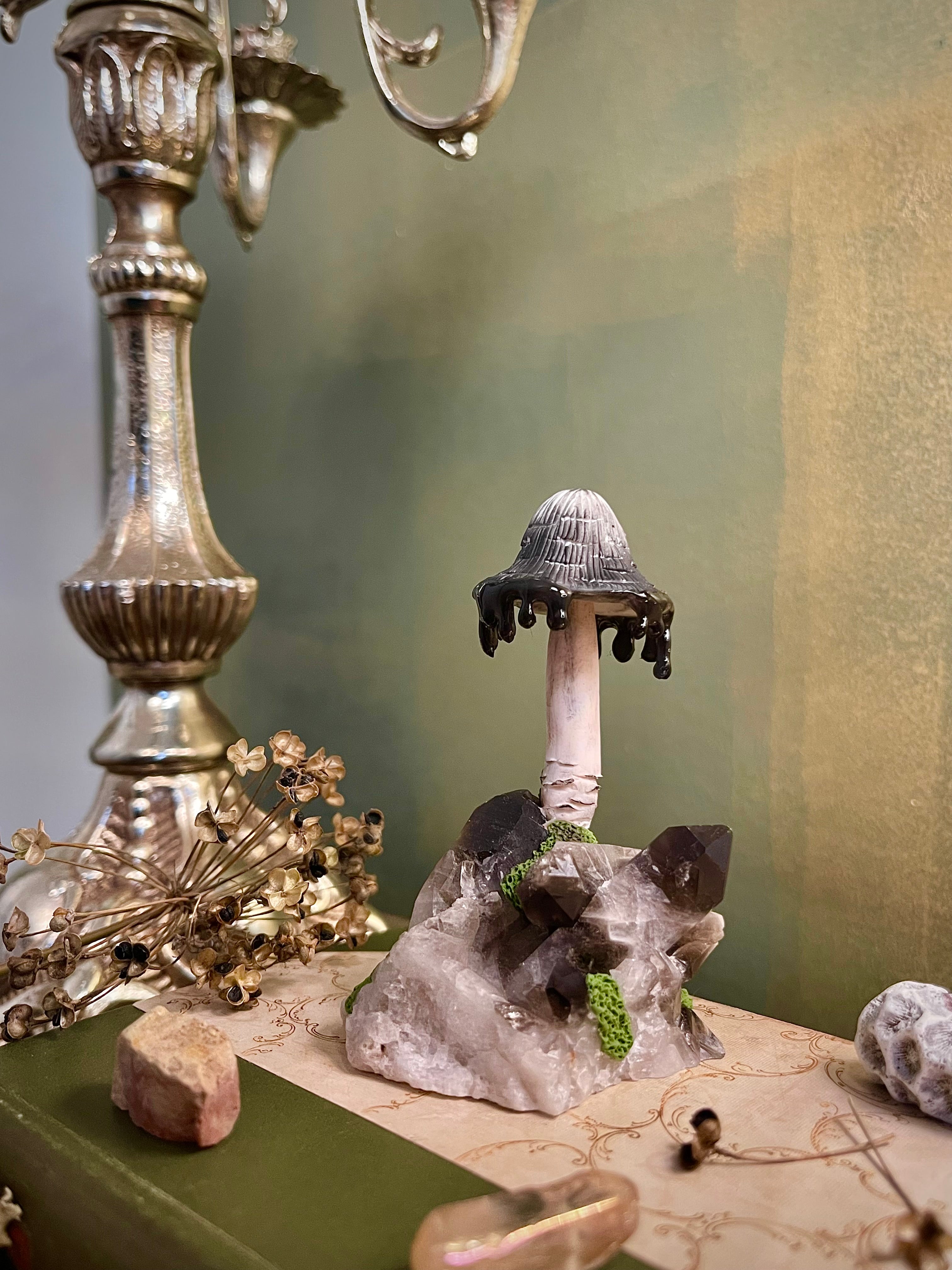 Inky Cap Mushroom Crystal