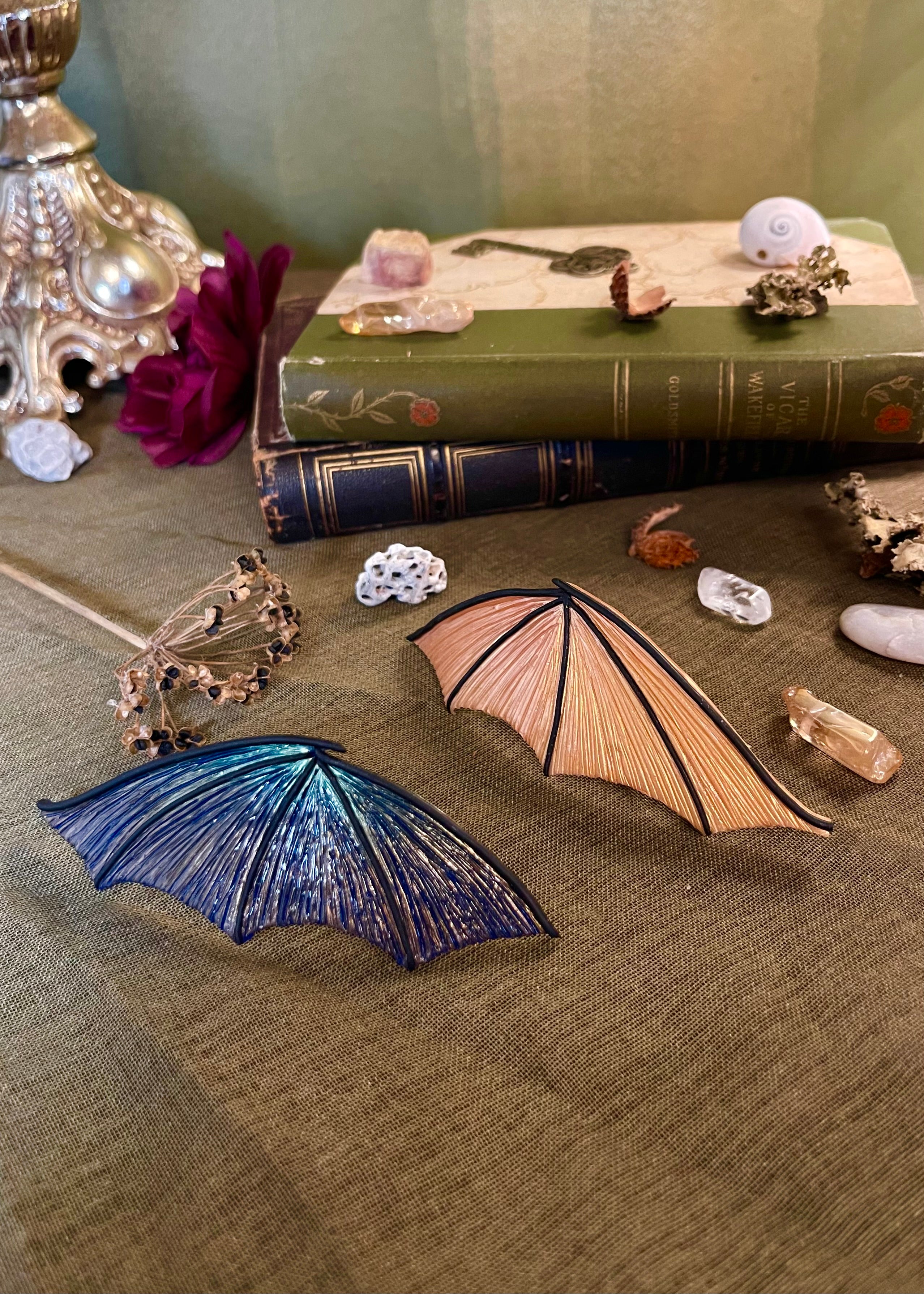 Dragon Wing Barrettes