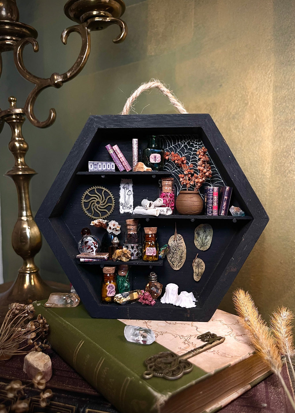 Miniature Witchy Shelf