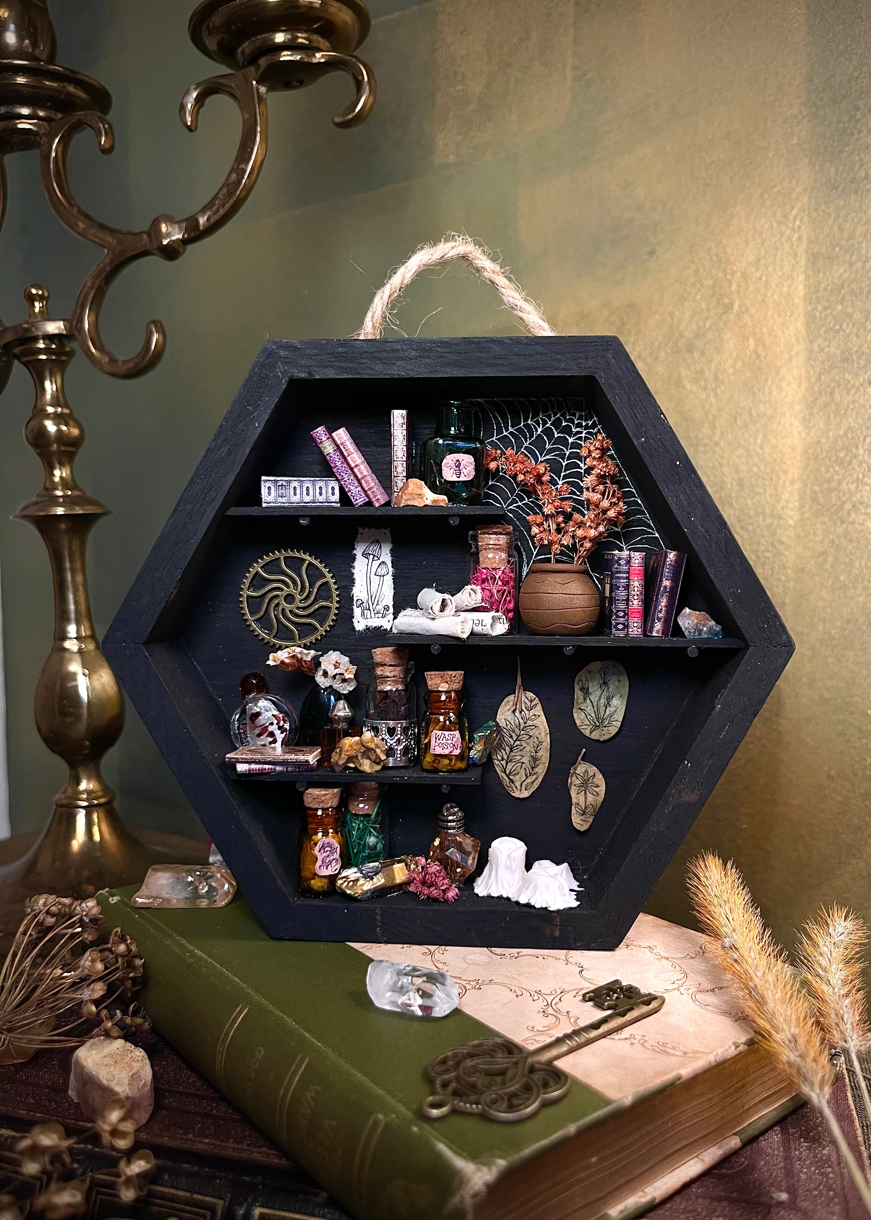 Miniature Witchy Shelf