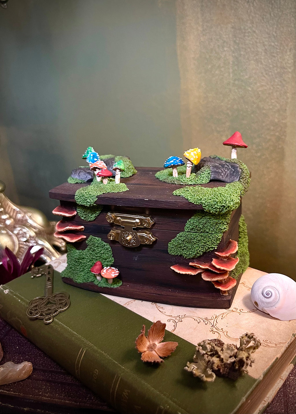 Candy Colored Mushroom Box