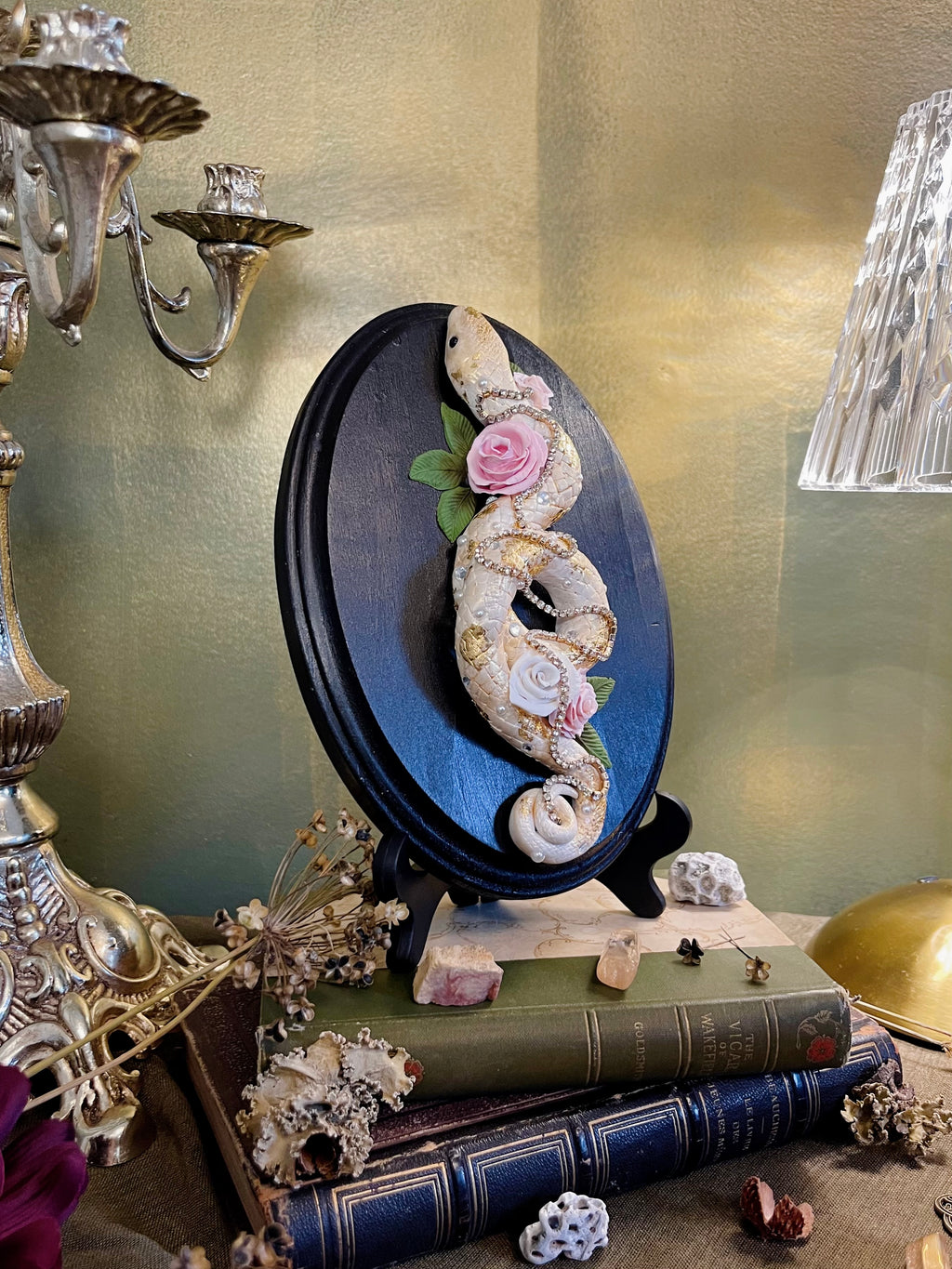 Snake Sculpture - Goldie