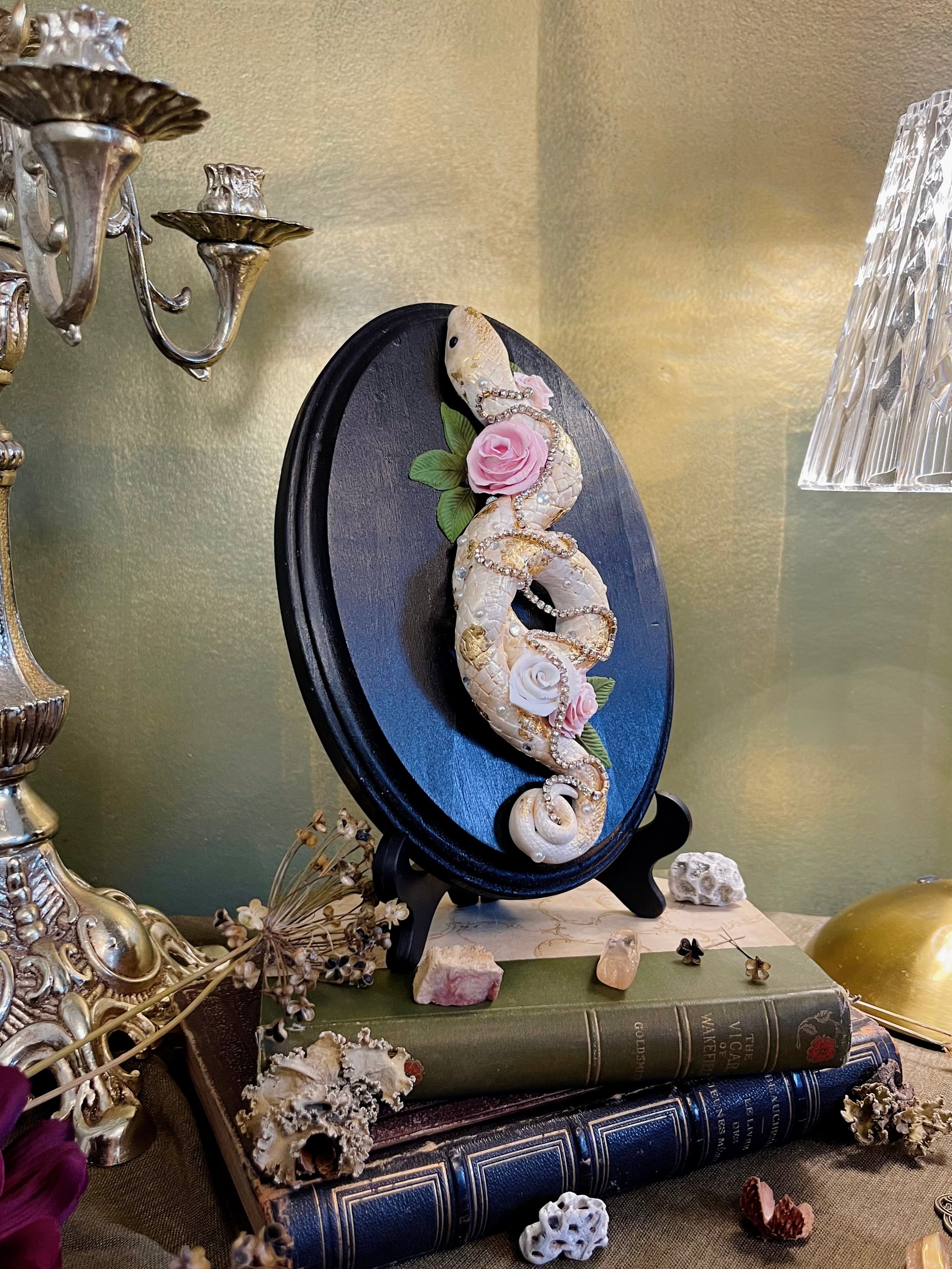 Snake Sculpture - Goldie