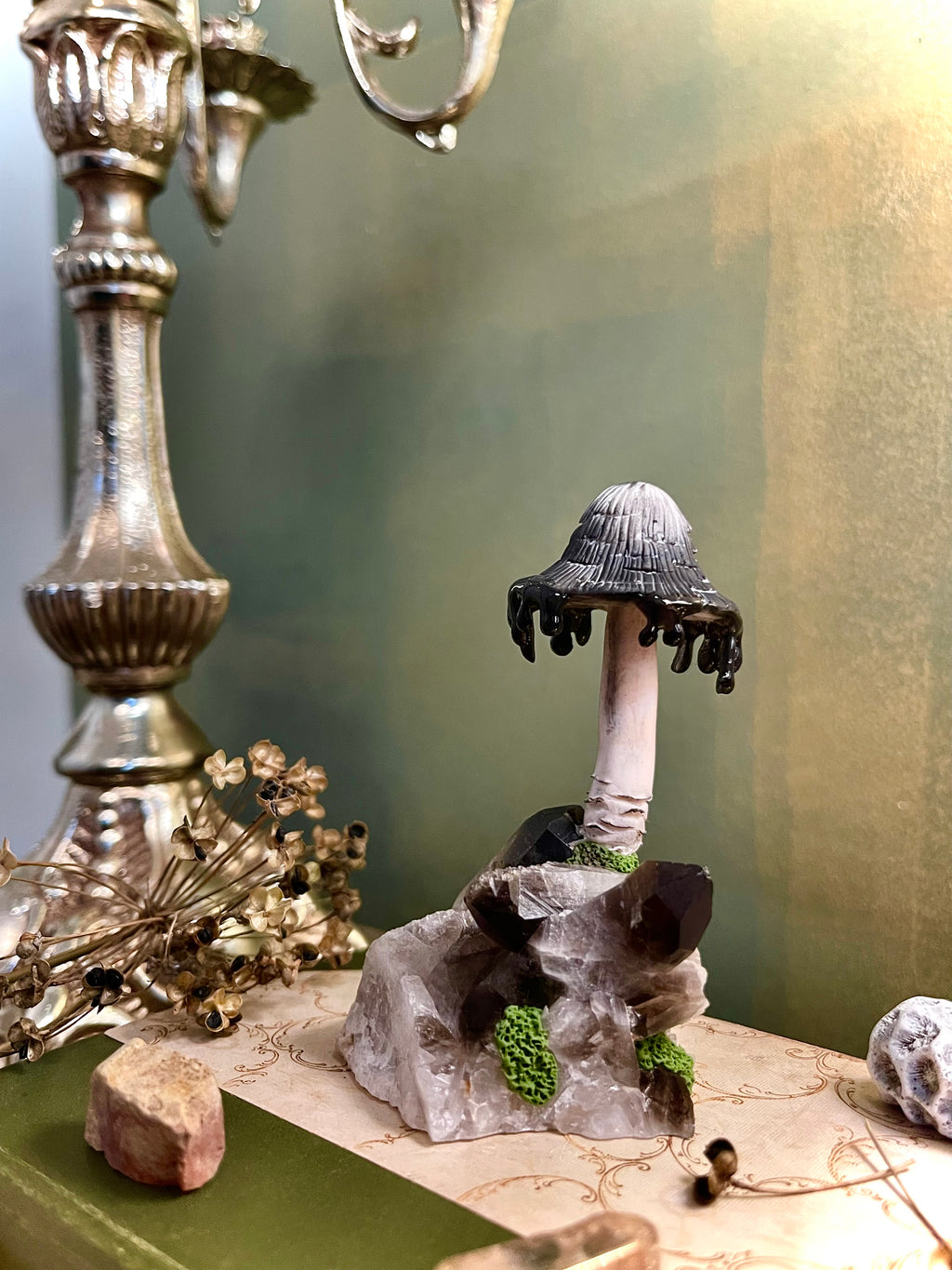 Inky Cap Mushroom Crystal