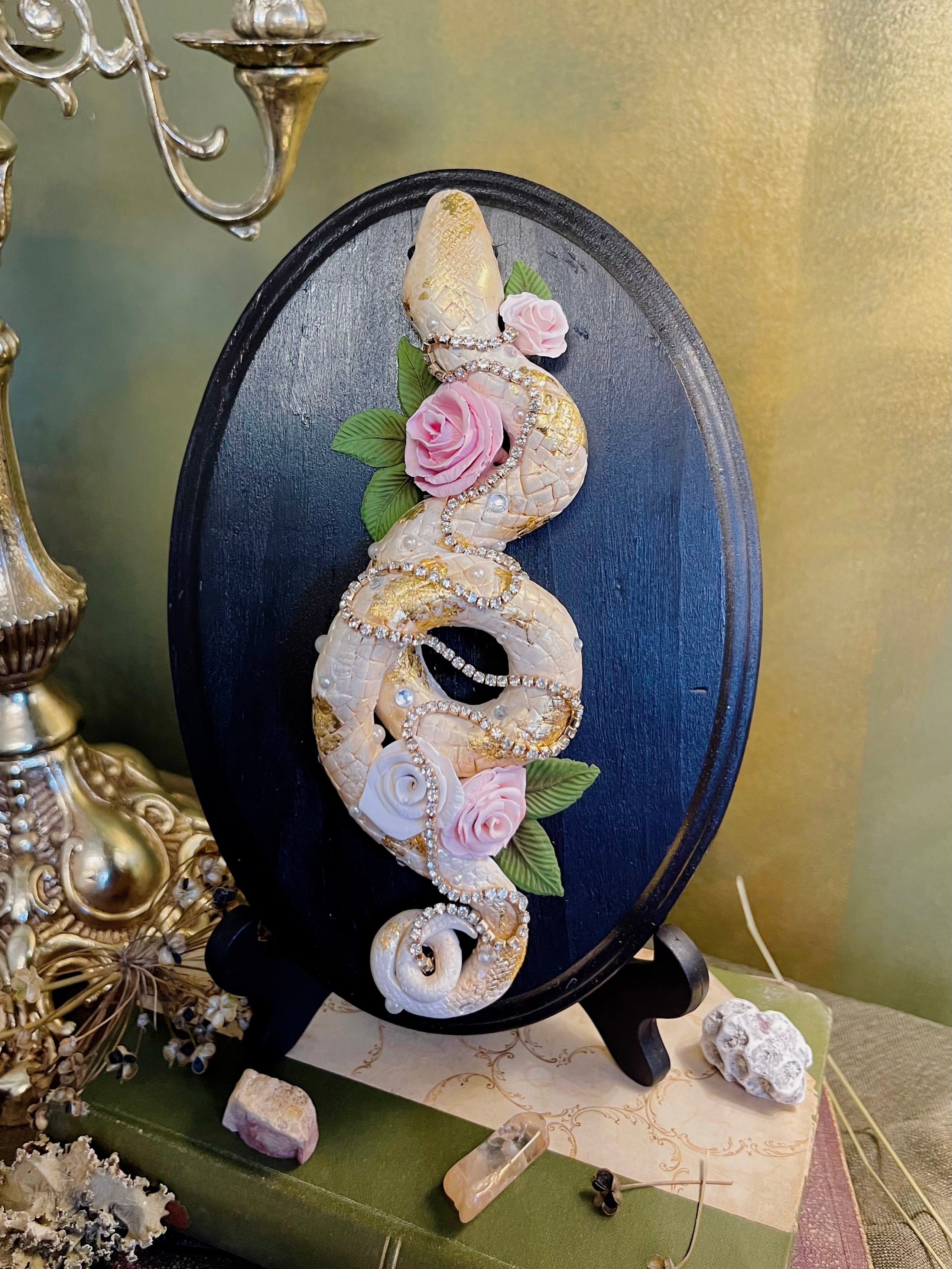 Snake Sculpture - Goldie