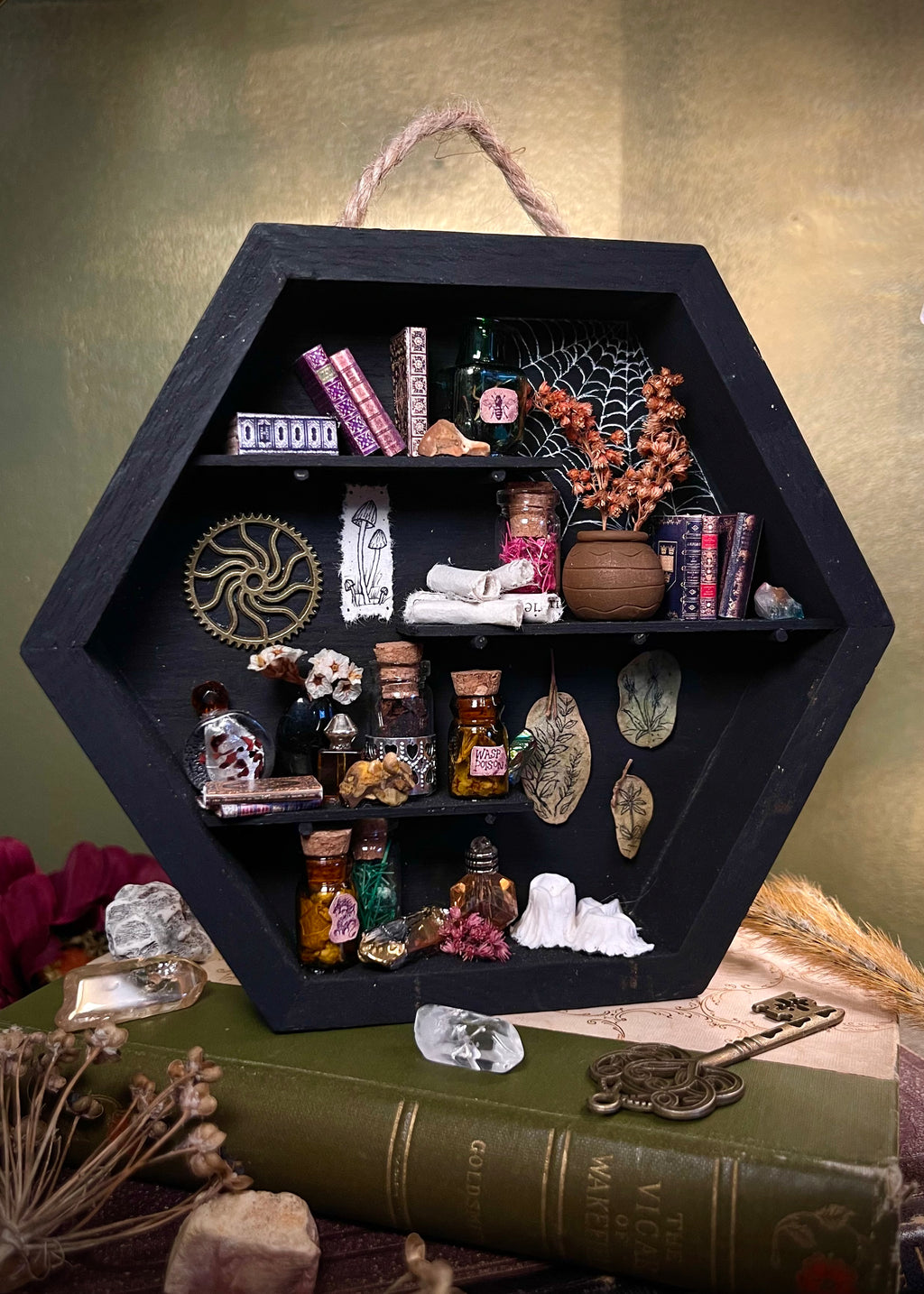 Miniature Witchy Shelf