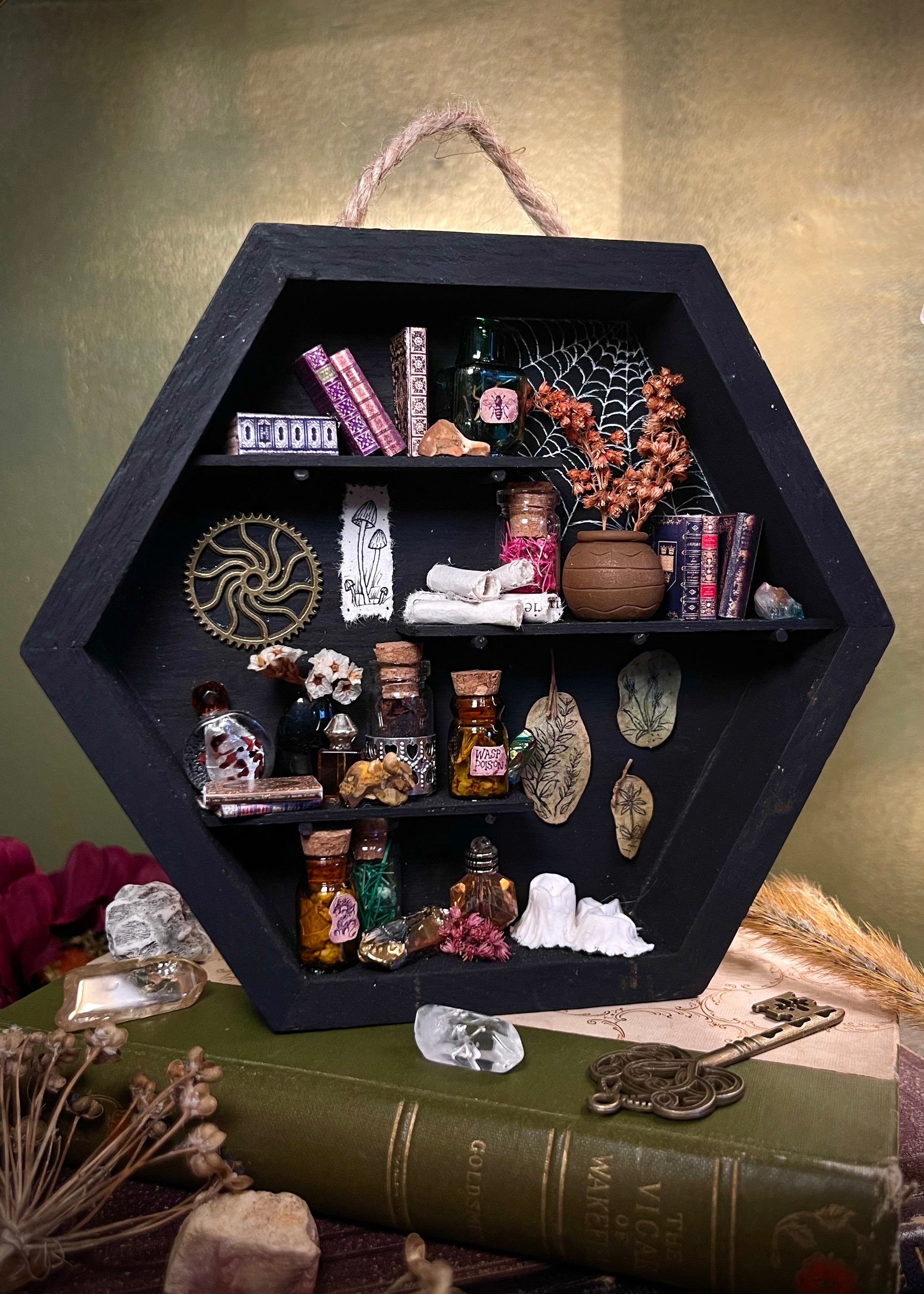 Miniature Witchy Shelf