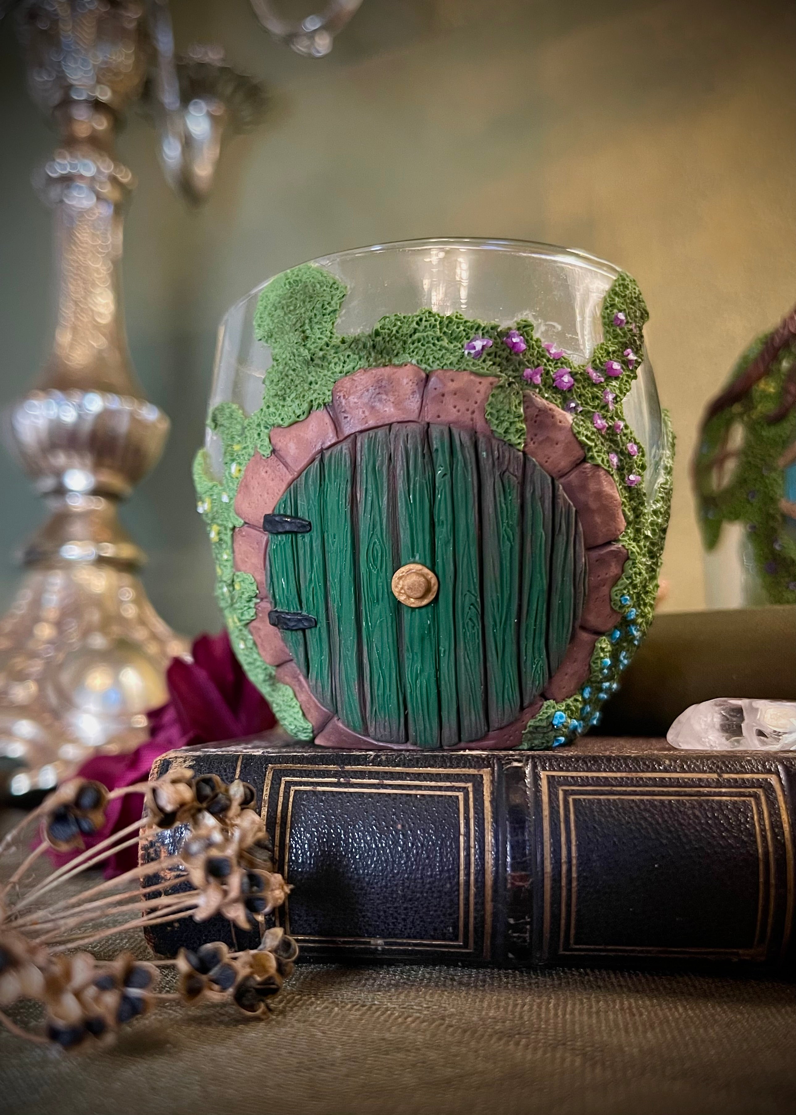 Hobbit Door Candle Holder