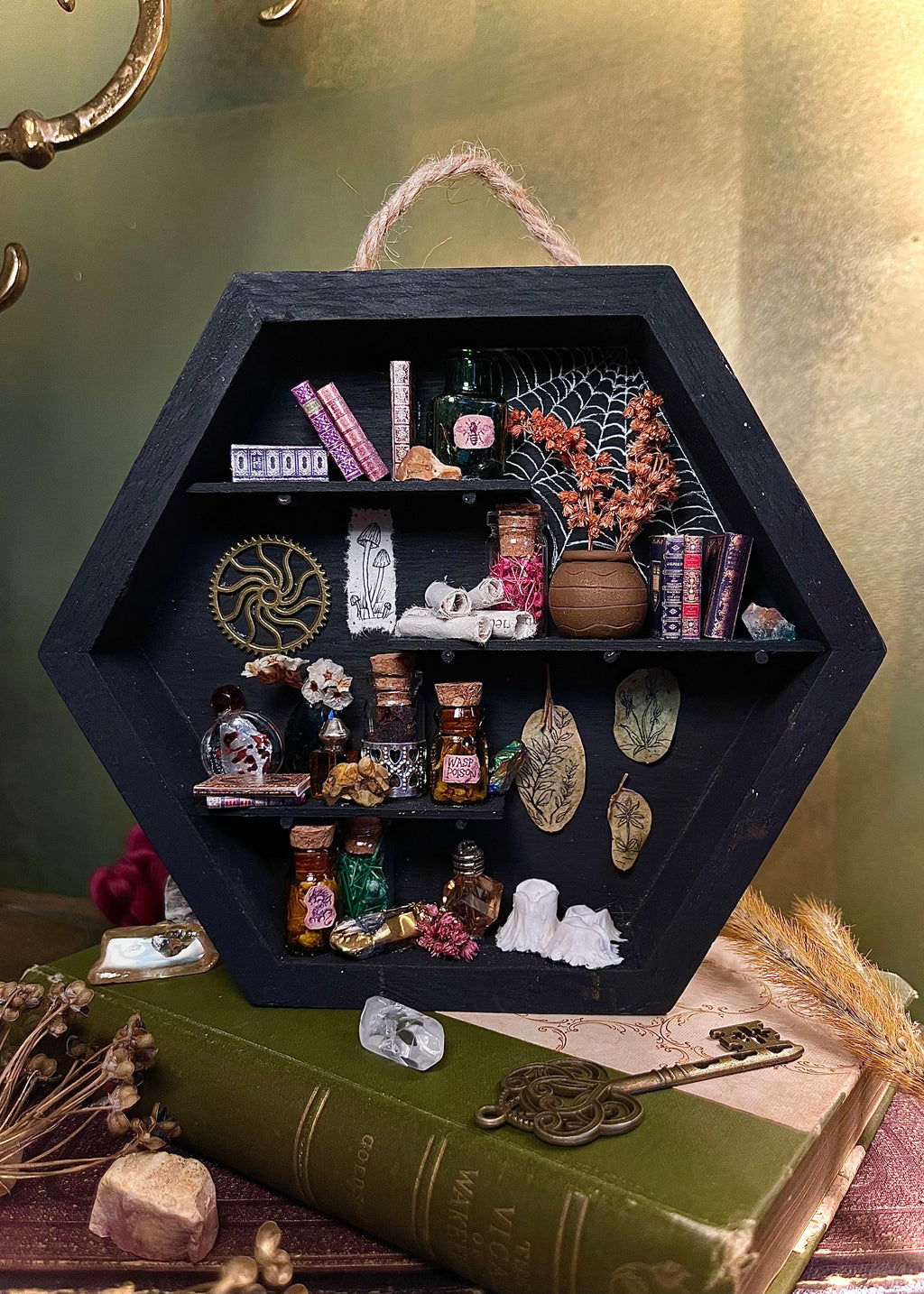 Miniature Witchy Shelf