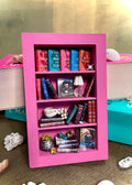 Handmade LED Bookshelf - Hot Pink