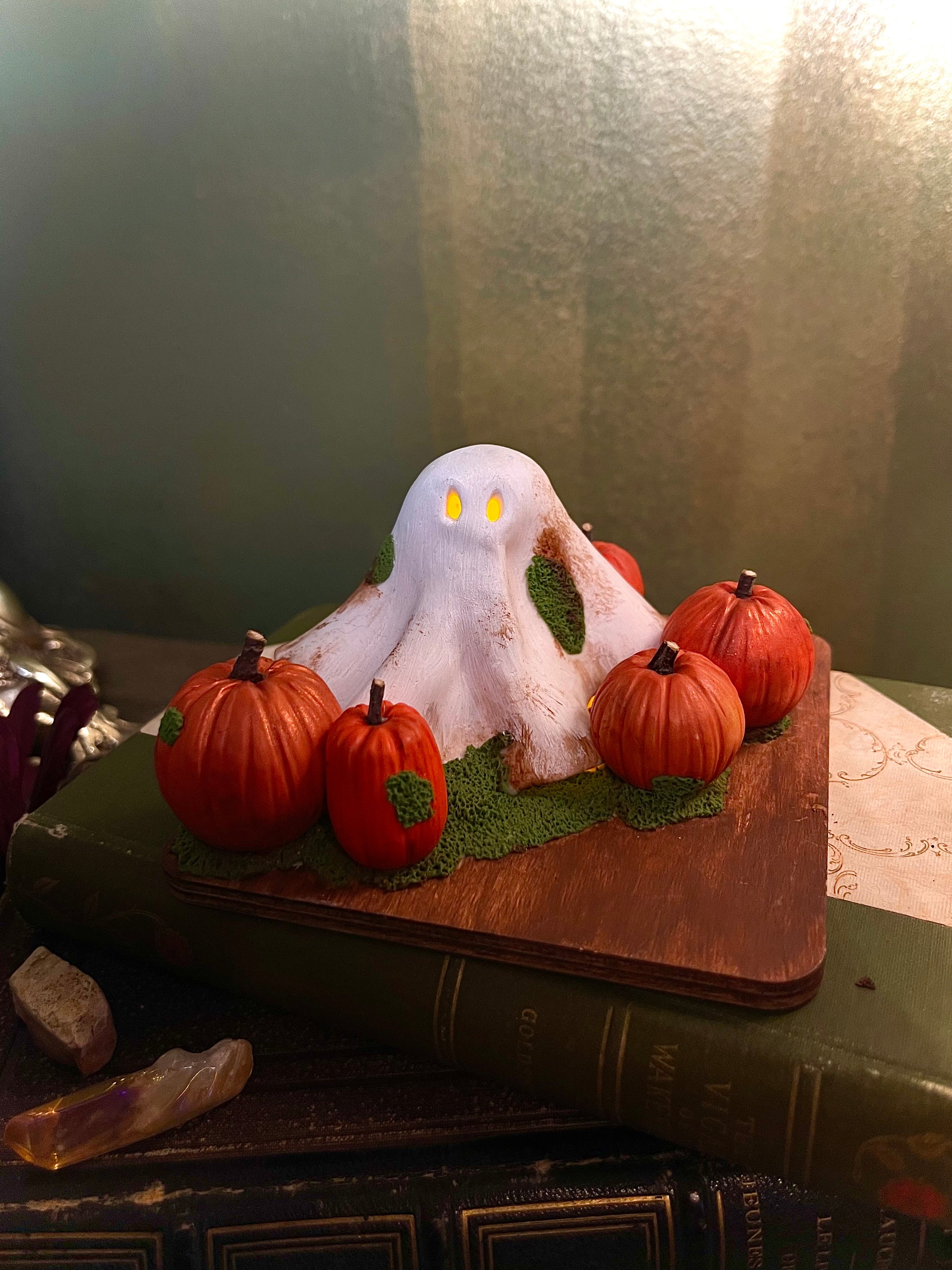 Pumpkin Patch with Boo