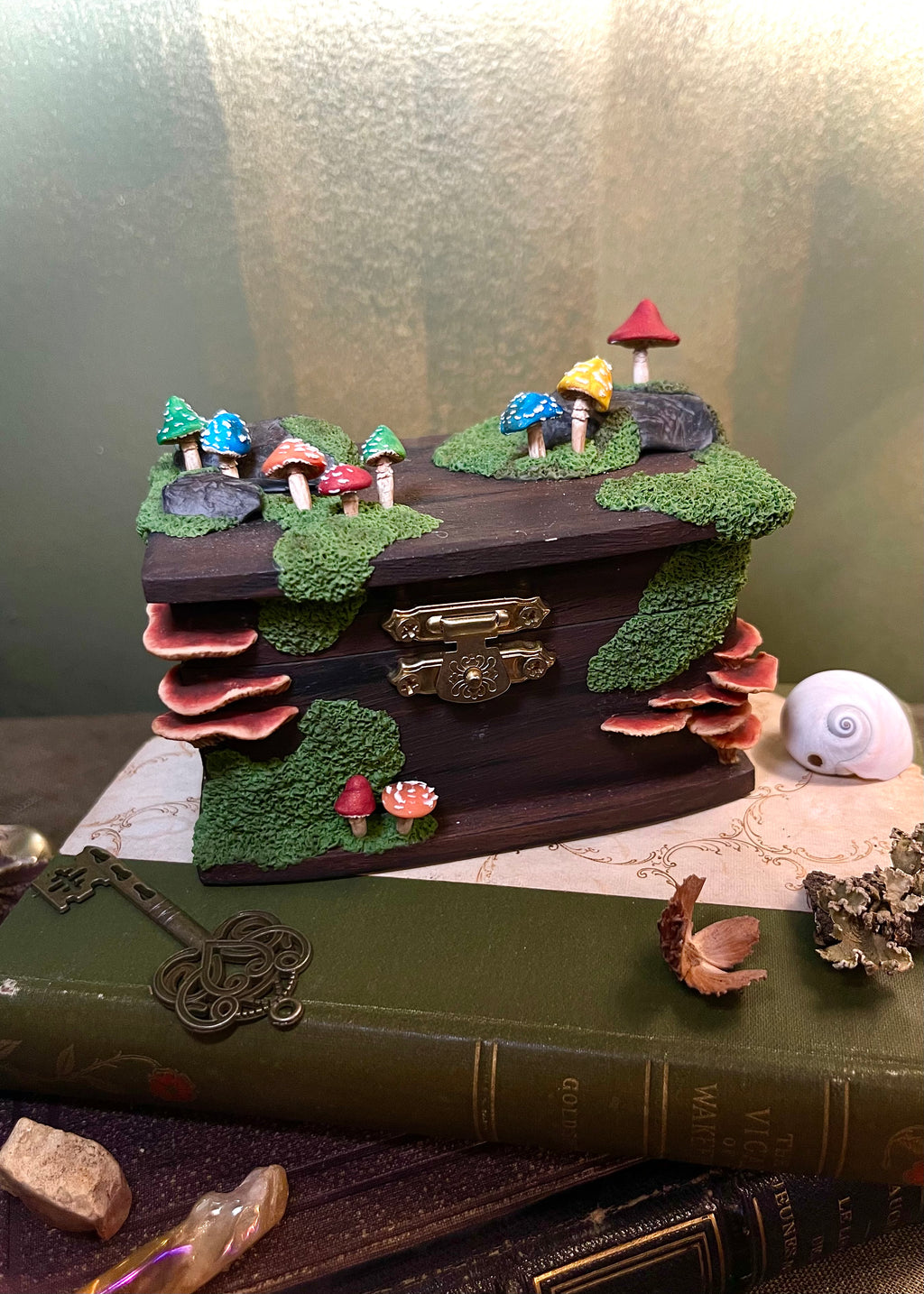 Candy Colored Mushroom Box